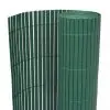 vidaXL Double-Sided Garden Fence PVC 90×300 cm Green