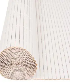 vidaXL Double-Sided Garden Fence 150×300 cm White