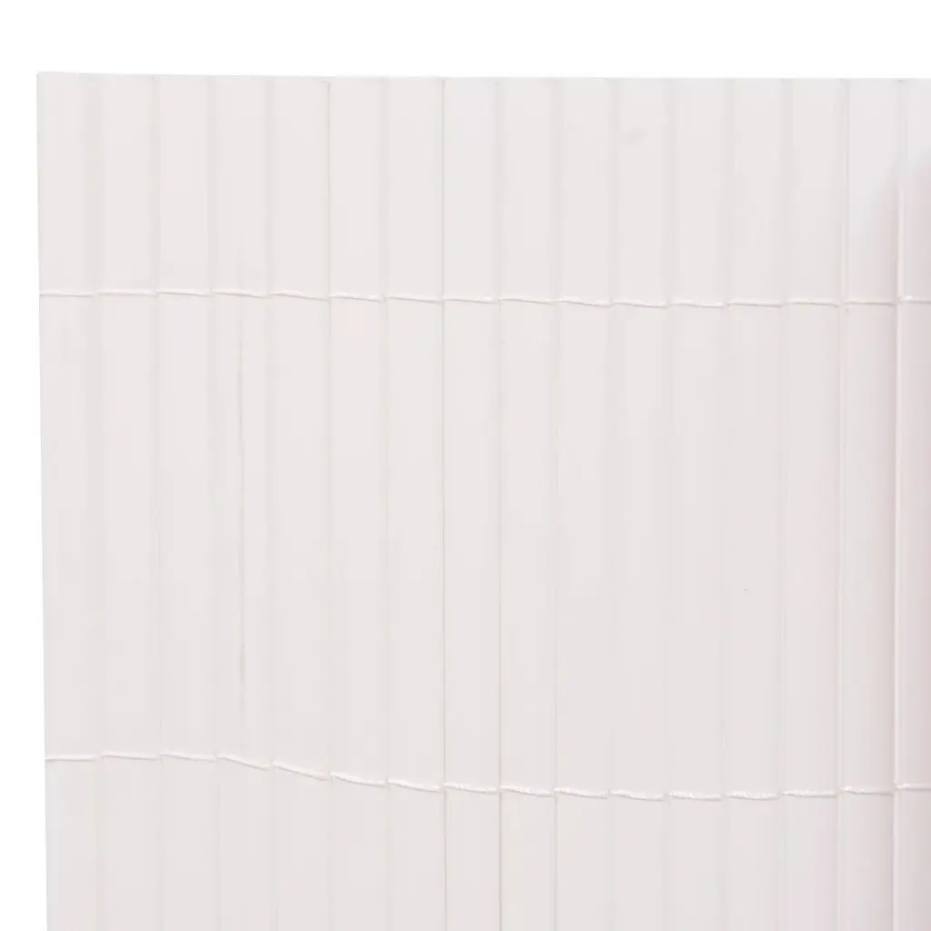 vidaXL Double-Sided Garden Fence 150×500 cm White