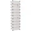vidaXL Interlocking Shoe Organiser with 10 Compartments White vidaXL Interlocking Shoe Organiser with 10 Compartments White