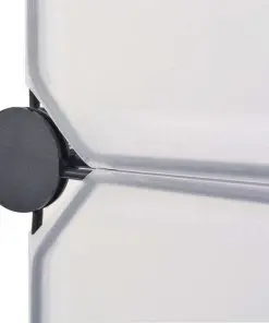 vidaXL Interlocking Shoe Organiser with 10 Compartments White