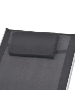 vidaXL Outdoor Rocking Chair Aluminium and Textilene