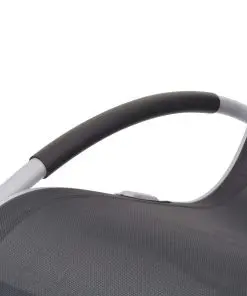 vidaXL Outdoor Rocking Chair Aluminium and Textilene