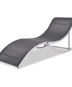 vidaXL Folding Sun Loungers 2 pcs Aluminium and Textilene