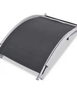 vidaXL Folding Sun Loungers 2 pcs Aluminium and Textilene