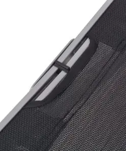 vidaXL Folding Sun Loungers 2 pcs Aluminium and Textilene