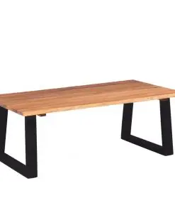 vidaXL Coffee Table Solid Acacia Wood 110x60x40 cm