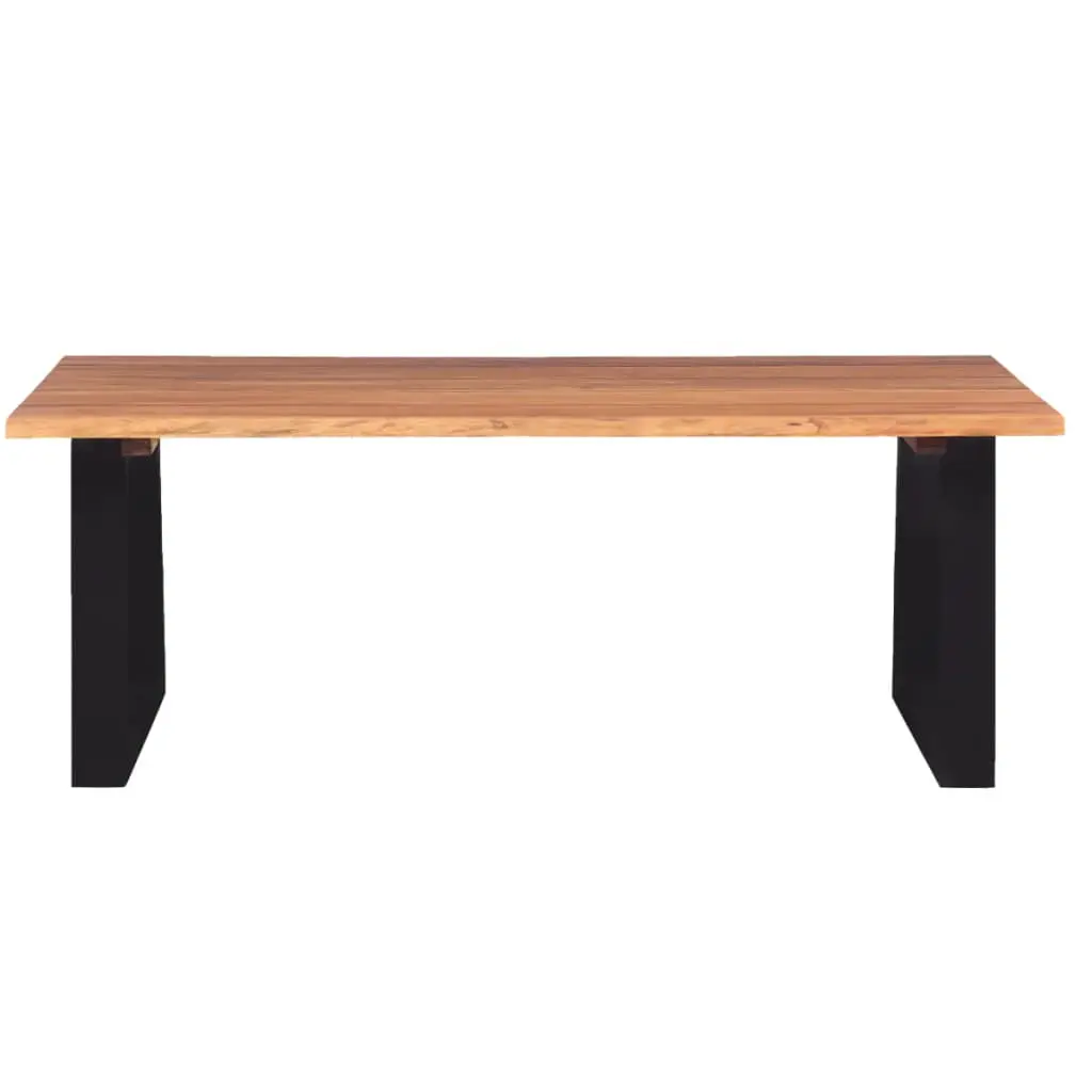 vidaXL Coffee Table Solid Acacia Wood 110x60x40 cm