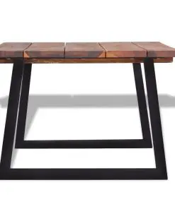 vidaXL Coffee Table Solid Acacia Wood 110x60x40 cm