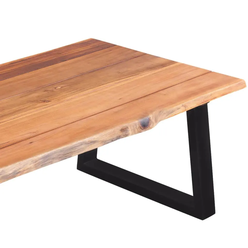 vidaXL Coffee Table Solid Acacia Wood 110x60x40 cm