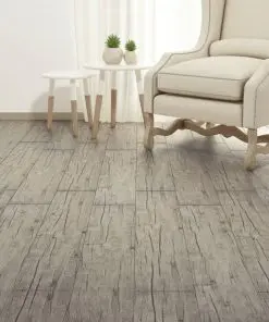 vidaXL PVC Flooring Planks 5.26 m² 2 mm Oak Washed