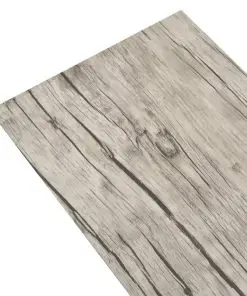 vidaXL PVC Flooring Planks 5.26 m² 2 mm Oak Washed