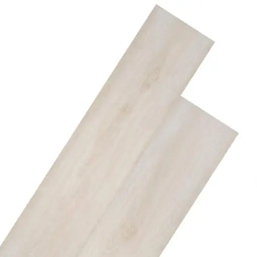vidaXL PVC Flooring Planks 5.26 m² 2 mm Oak Classic White