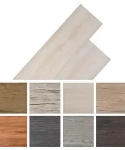 vidaXL PVC Flooring Planks 5.26 m² 2 mm Oak Classic White