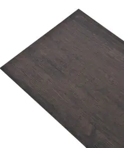 vidaXL PVC Flooring Planks 5.26 m² 2 mm Oak Dark Grey