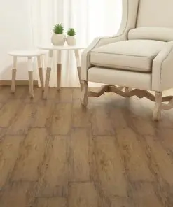 vidaXL Self-adhesive PVC Flooring Planks 5.02 m² 2 mm Walnut Brown