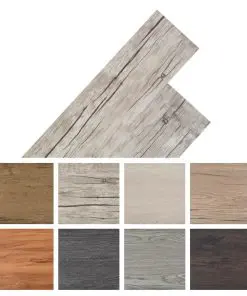 vidaXL Self-adhesive PVC Flooring Planks 5.02 m² 2 mm Oak Washed