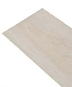 vidaXL Self-adhesive PVC Flooring Planks 5.02 m² 2 mm Oak Classic White