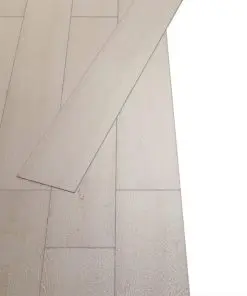 vidaXL Self-adhesive PVC Flooring Planks 5.02 m² 2 mm Oak Classic White