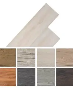 vidaXL Self-adhesive PVC Flooring Planks 5.02 m² 2 mm Oak Classic White
