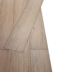 vidaXL Self-adhesive PVC Flooring Planks 5.02 m² 2 mm Oak Brown