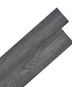 vidaXL Self-adhesive PVC Flooring Planks 5.02 m² 2 mm Black and White