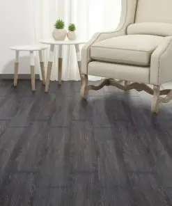 vidaXL Self-adhesive PVC Flooring Planks 5.02 m² 2 mm Black and White