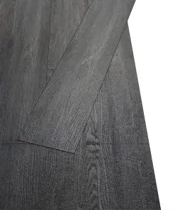 vidaXL Self-adhesive PVC Flooring Planks 5.02 m² 2 mm Black and White