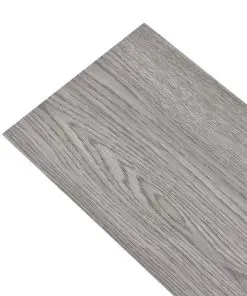 vidaXL Self-adhesive PVC Flooring Planks 5.02 m² 2 mm Dark Grey