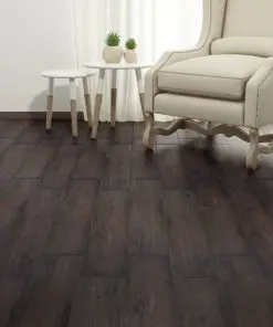 vidaXL Self-adhesive PVC Flooring Planks 5.02 m² 2 mm Dark Brown