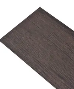 vidaXL Self-adhesive PVC Flooring Planks 5.02 m² 2 mm Dark Brown
