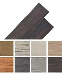 vidaXL Self-adhesive PVC Flooring Planks 5.02 m² 2 mm Dark Brown