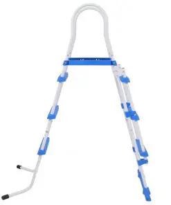 vidaXL Above-Ground Pool Safety Ladder with 3 Steps 107 cm