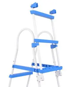 vidaXL Above-Ground Pool Safety Ladder with 3 Steps 107 cm
