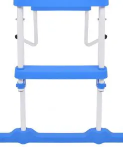 vidaXL Above-Ground Pool Safety Ladder with 3 Steps 107 cm