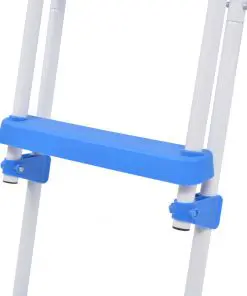 vidaXL Above-Ground Pool Safety Ladder with 3 Steps 107 cm
