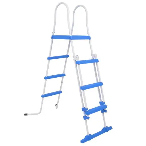 vidaXL Above-Ground Pool Safety Ladder with 3 Steps 122 cm