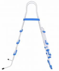 vidaXL Above-Ground Pool Safety Ladder with 3 Steps 122 cm
