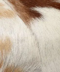 vidaXL Stool Genuine Goat Leather 40x30x45 cm