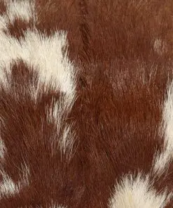 vidaXL Stool Genuine Goat Leather 40x30x45 cm