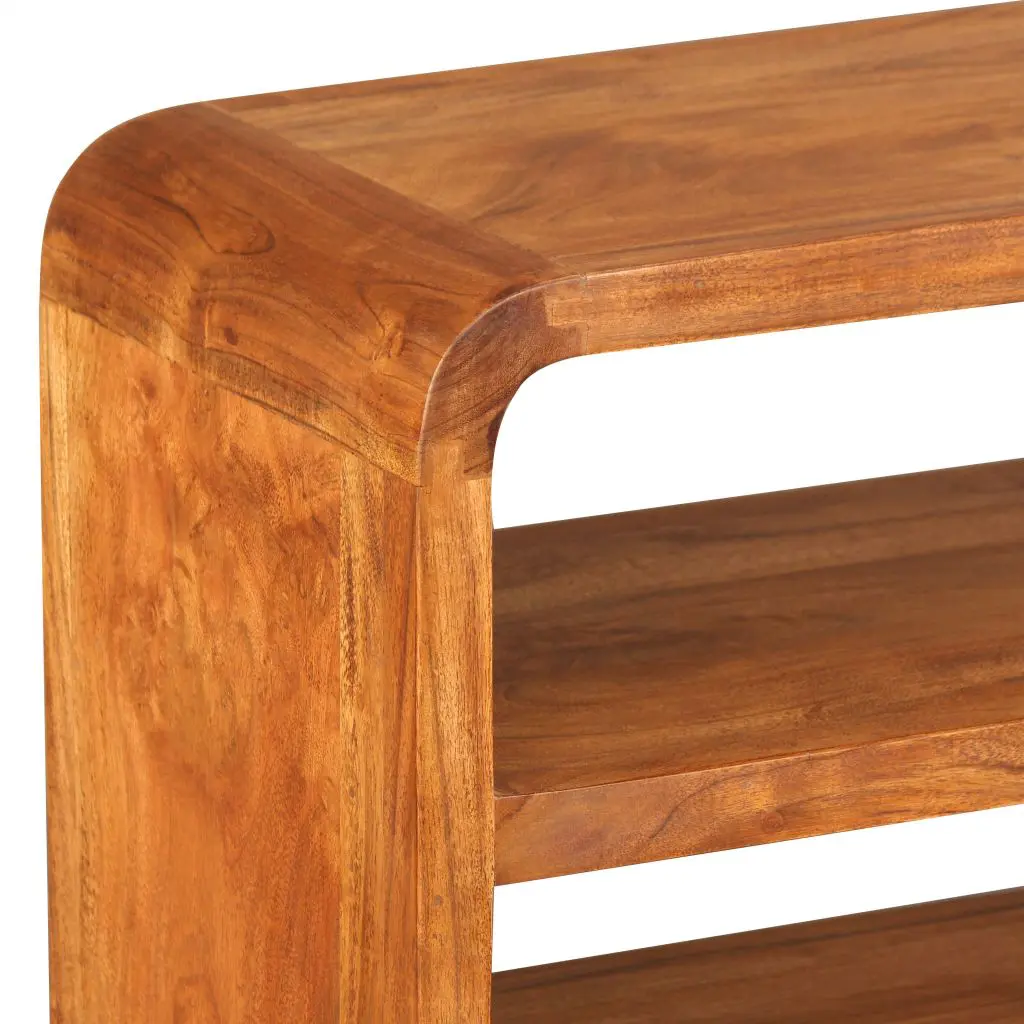 vidaXL TV Cabinet 90x30x55 cm Solid Wood with Sheesham Finish