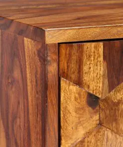 vidaXL TV Cabinet Solid Sheesham Wood 140x30x40 cm