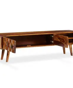 vidaXL TV Cabinet Solid Sheesham Wood 140x30x40 cm