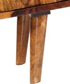 vidaXL TV Cabinet Solid Sheesham Wood 140x30x40 cm