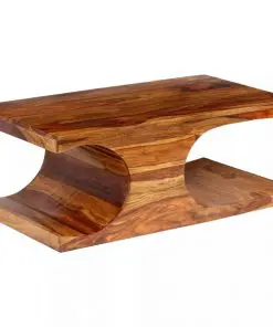 vidaXL Coffee Table Solid Sheesham Wood 90x50x35 cm