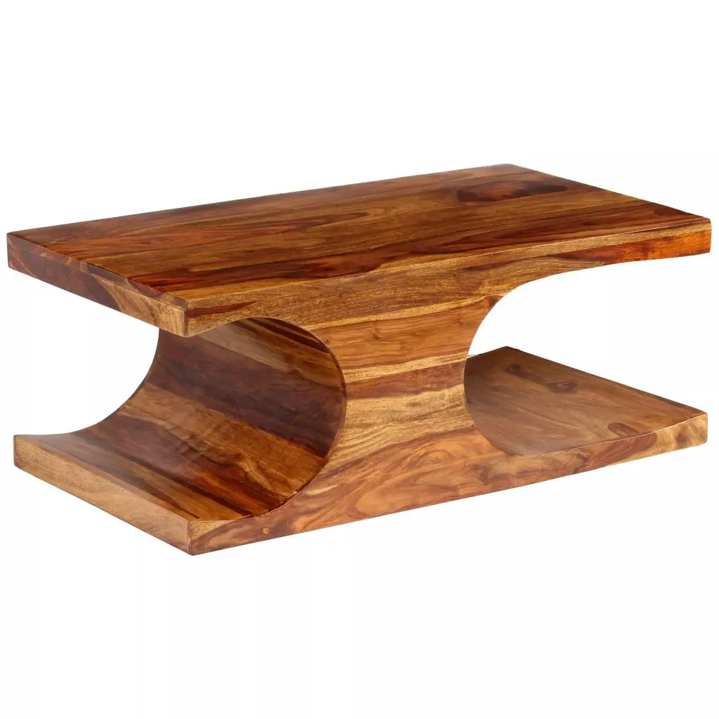 vidaXL Coffee Table Solid Sheesham Wood 90x50x35 cm