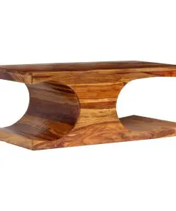 vidaXL Coffee Table Solid Sheesham Wood 90x50x35 cm