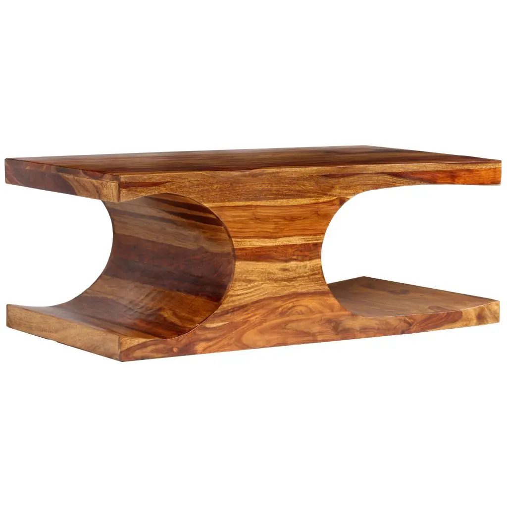 vidaXL Coffee Table Solid Sheesham Wood 90x50x35 cm
