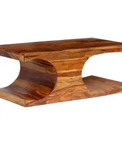 vidaXL Coffee Table Solid Sheesham Wood 90x50x35 cm