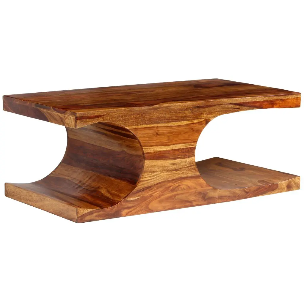 vidaXL Coffee Table Solid Sheesham Wood 90x50x35 cm
